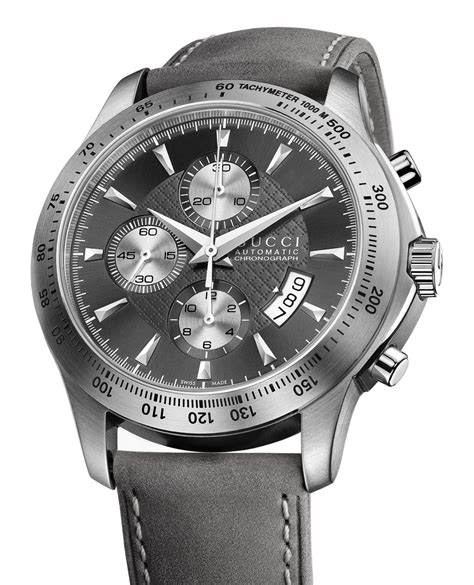 gucci men's chronograph watch|Gucci watch automatic chronograph.